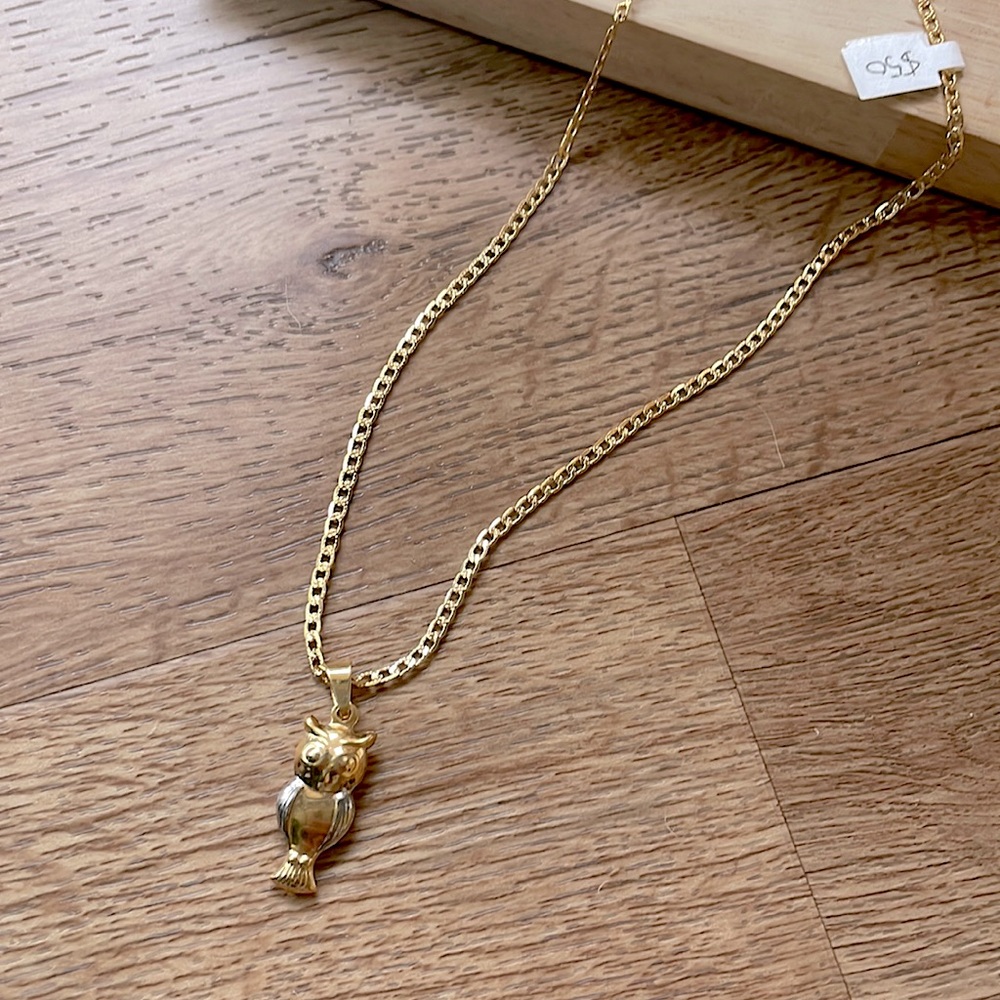 Owl Gold Filled Necklace